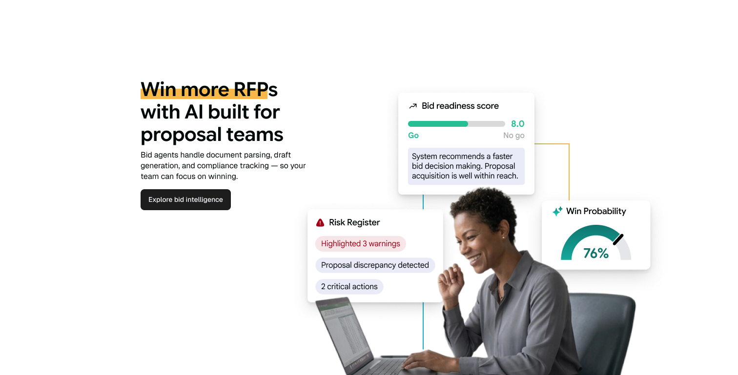 Win more RFPs with AI built for proposal teams