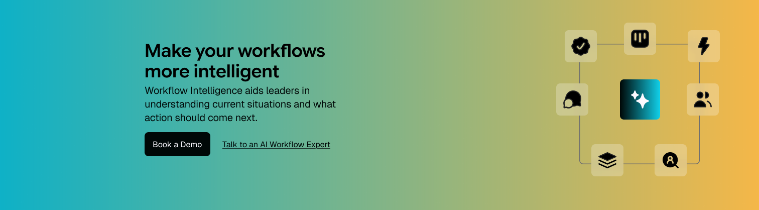 Make your workflows more intelligent with a demo or AI workflow expert