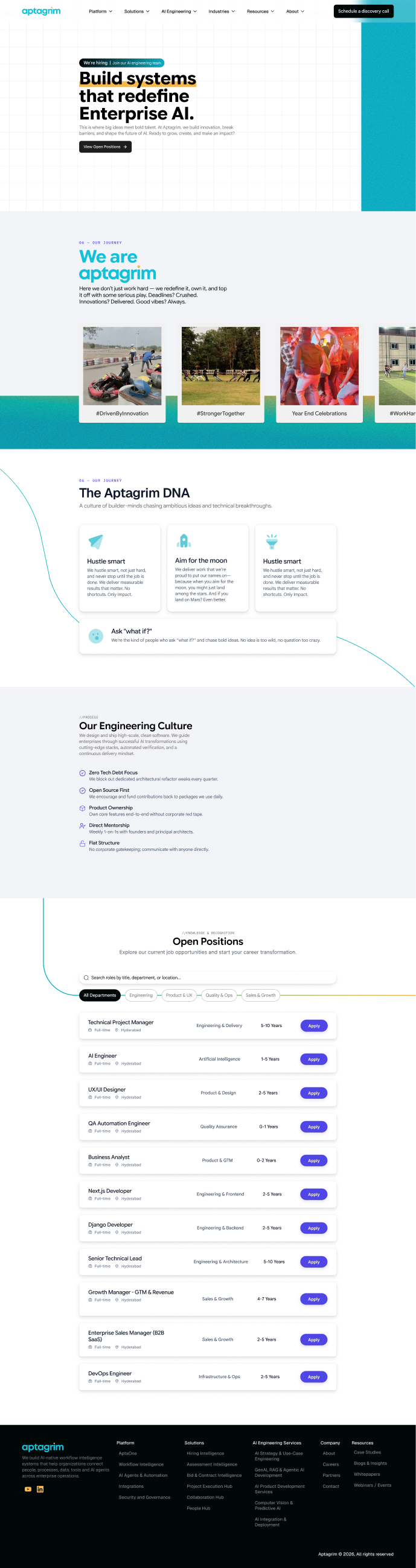 Build systems that redefine enterprise AI. reference